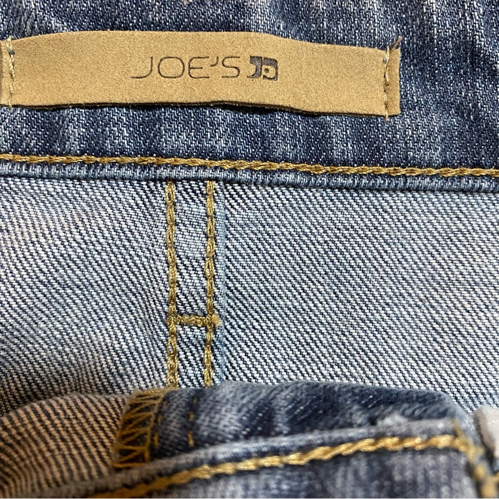 NWT Joes Jeans Sz 26 Women High-Rise Blue Jean Denim Skirt Distressed Frayed NEW - Picture 4 of 9